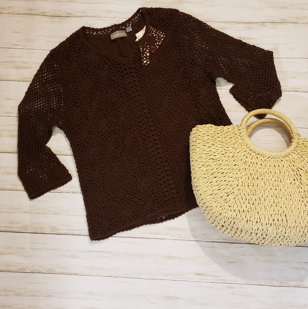 Croft &Barrow Light Knit Sweater